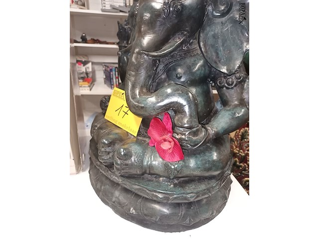 Lot 17 - bronzen beeld ganesha - afbeelding 4 van  5