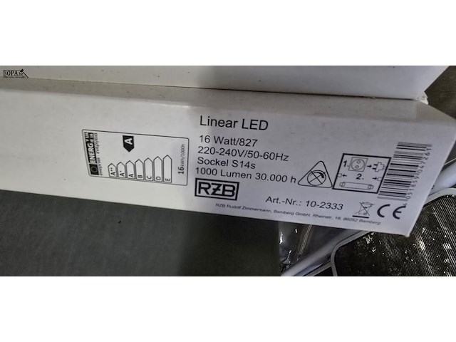 Lot 17 - buislampen led ong 10 stuks en 1 armatuur - afbeelding 3 van  5