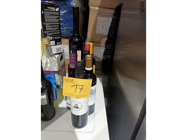 Lot 17 - flessen rode wijn. 8 stuks - afbeelding 1 van  5