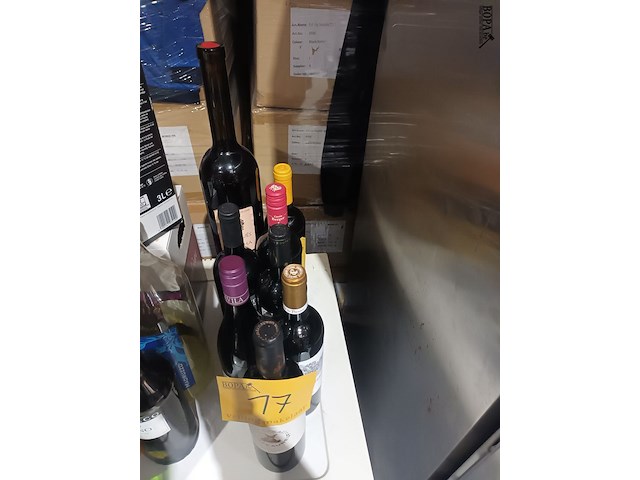 Lot 17 - flessen rode wijn. 8 stuks - afbeelding 2 van  5