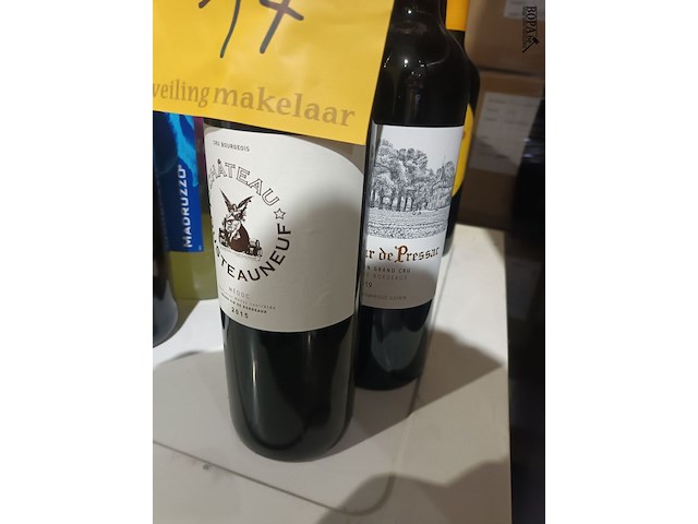 Lot 17 - flessen rode wijn. 8 stuks - afbeelding 3 van  5