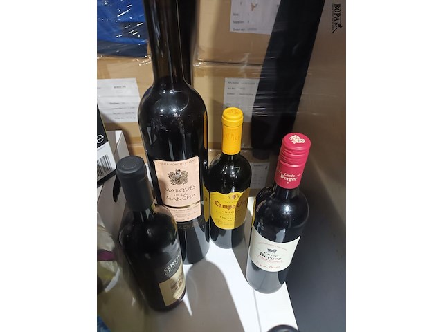 Lot 17 - flessen rode wijn. 8 stuks - afbeelding 5 van  5