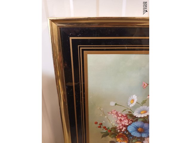 Lot 17 - kader met bloemen - afbeelding 3 van  3