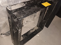 Lot 17 - metalen tafelpoten rechthoek. 2 stuks - afbeelding 3 van  3