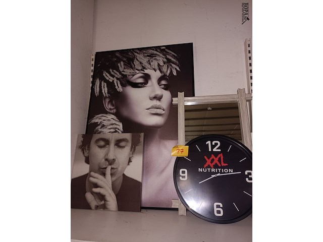 Lot 17 - wanddecoratie. 4 stuks - afbeelding 1 van  4