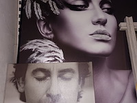 Lot 17 - wanddecoratie. 4 stuks - afbeelding 2 van  4