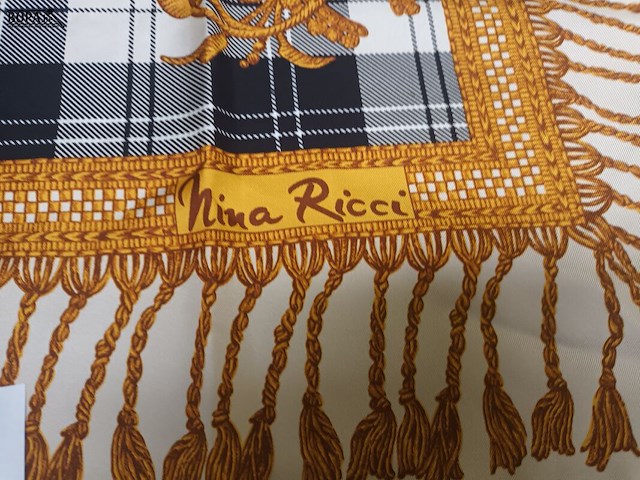 Lot 17 - zijden sjaal nina ricci - afbeelding 3 van  4