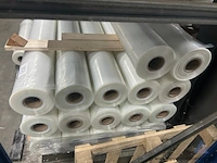 Lot 17 rollen transparante plastic krimpfolie - afbeelding 2 van  2