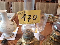 Lot 170 - olielampen in koper. 4 stuks - afbeelding 3 van  4