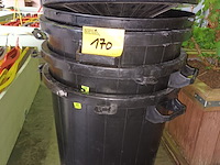 Lot 170 - vuilnisbakken en bekers - afbeelding 2 van  3