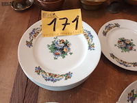 Lot 171 - borden en schaal. 11 stuks - afbeelding 2 van  4