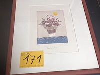 Lot 171 - kader dans le tablier - afbeelding 1 van  3
