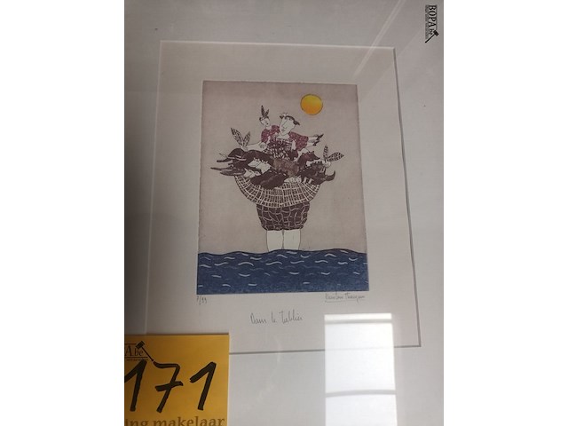 Lot 171 - kader dans le tablier - afbeelding 2 van  3
