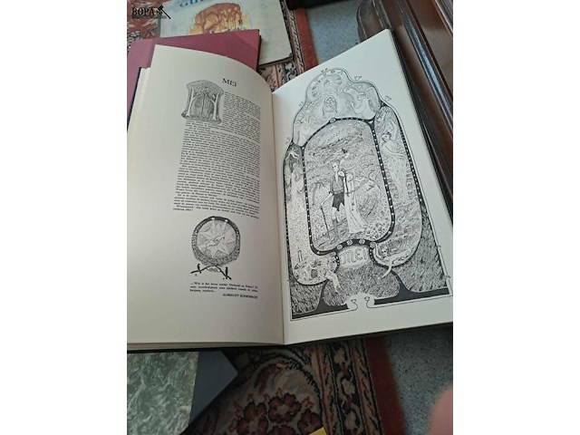 Lot 171 - lot oude boeken met tekeningen en prenten - afbeelding 4 van  6