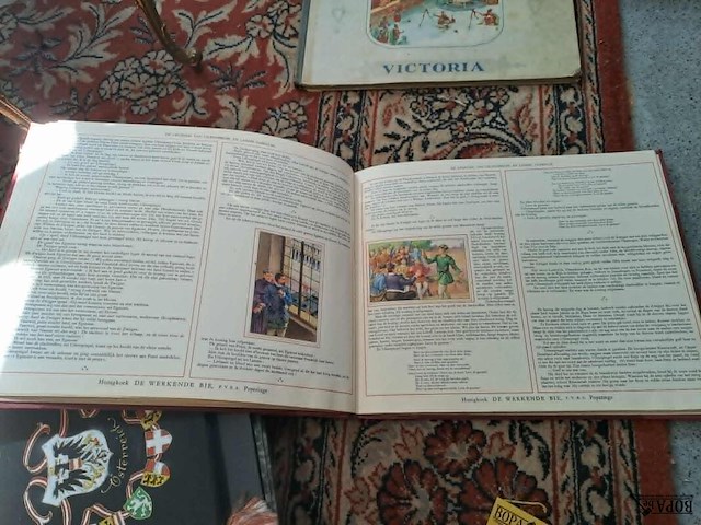 Lot 171 - lot oude boeken met tekeningen en prenten - afbeelding 5 van  6