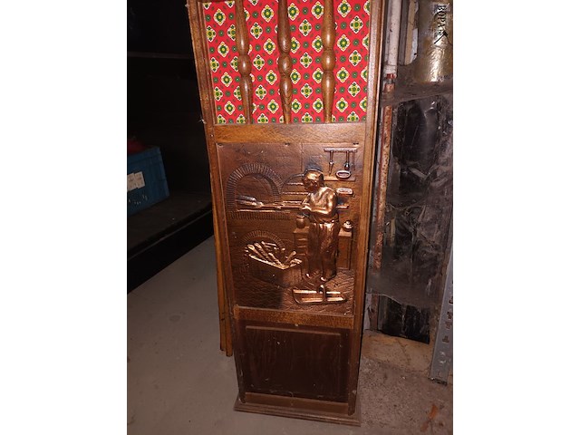 Lot 172 - brocante kastje voor stokbroden - afbeelding 2 van  4