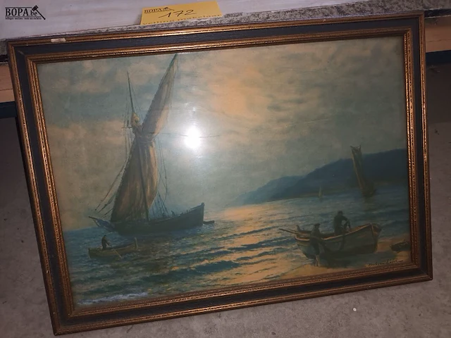 Lot 172 - gravure en litho - afbeelding 1 van  5