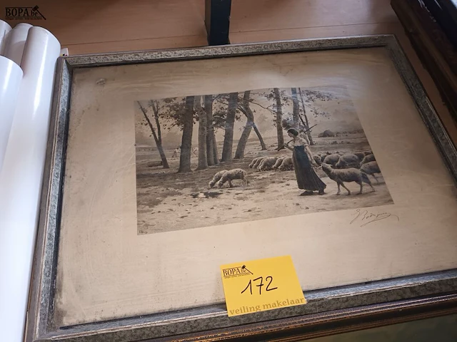 Lot 172 - gravure en litho - afbeelding 3 van  5