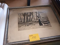 Lot 172 - gravure en litho - afbeelding 3 van  5