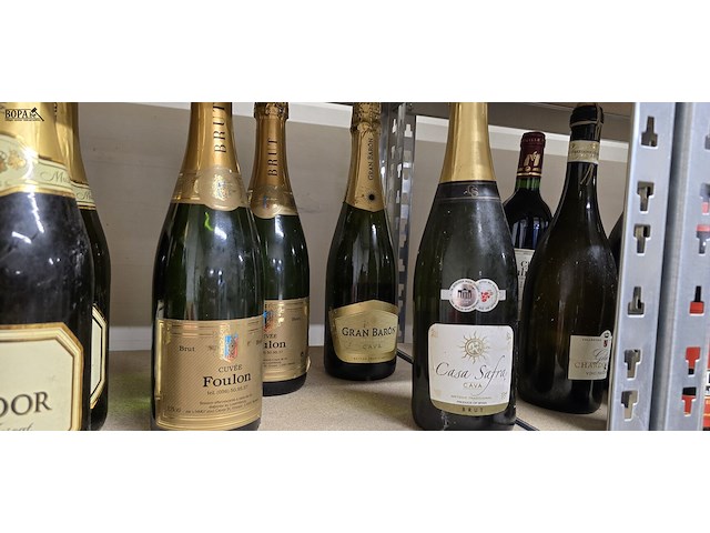 Lot 172 - lot schuimwijn, cava 7 flessen - afbeelding 2 van  2
