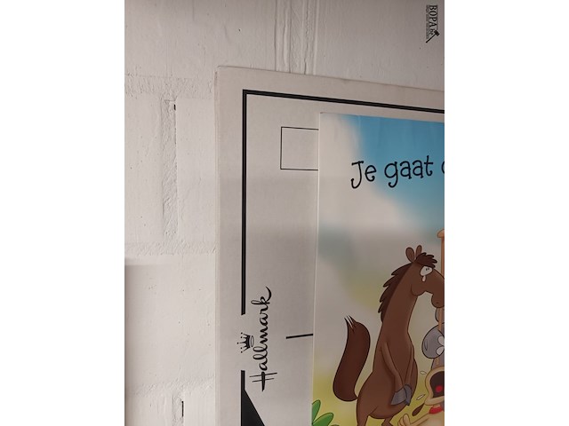 Lot 172 - xxl wenskaarten. 2 stuks - afbeelding 4 van  4