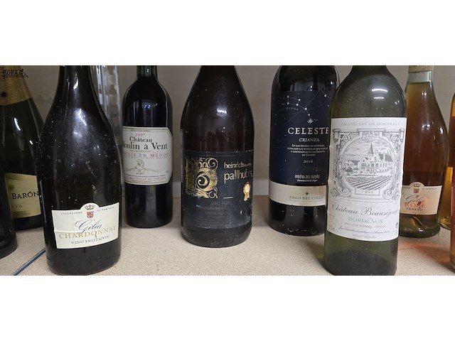 Lot 173 - lot wijn rood 9 flessen - afbeelding 2 van  2