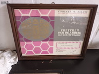 Lot 173 - medailles en kaders. 6 stuks - afbeelding 4 van  4