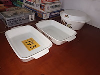 Lot 173 - ovenschalen pyrex. 3 stuks - afbeelding 4 van  4