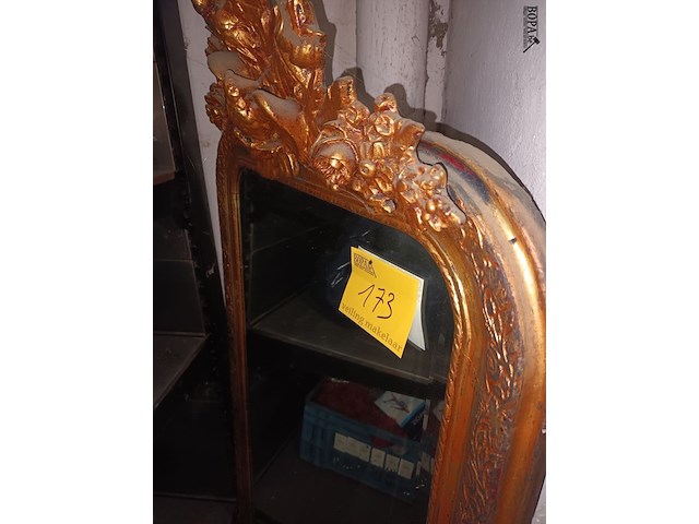 Lot 173 - spiegel in vergulde lijst - afbeelding 4 van  4