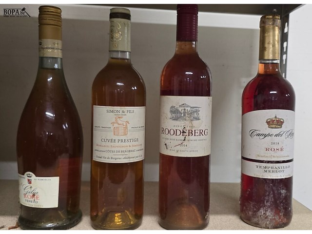 Lot 174 - lot wijn rosé 8 flessen - afbeelding 2 van  2