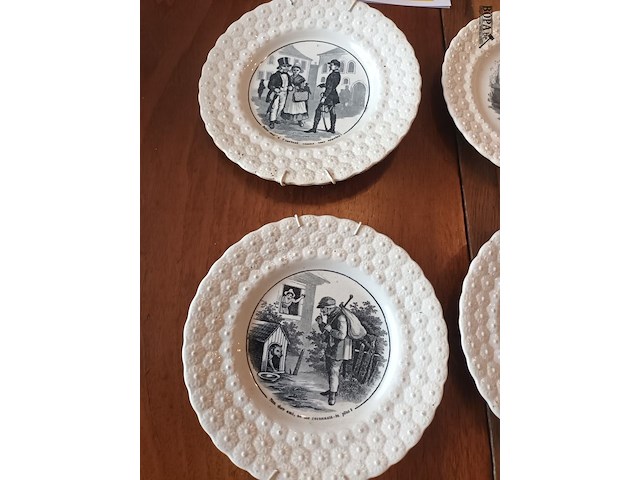 Lot 174 - sierborden. 6 stuks - afbeelding 2 van  4