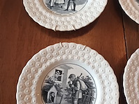 Lot 174 - sierborden. 6 stuks - afbeelding 2 van  4