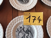 Lot 174 - sierborden. 6 stuks - afbeelding 3 van  4