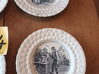 Lot 174 - sierborden. 6 stuks - afbeelding 4 van  4