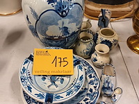 Lot 175 - decoratie delft blauw. 11 stuks