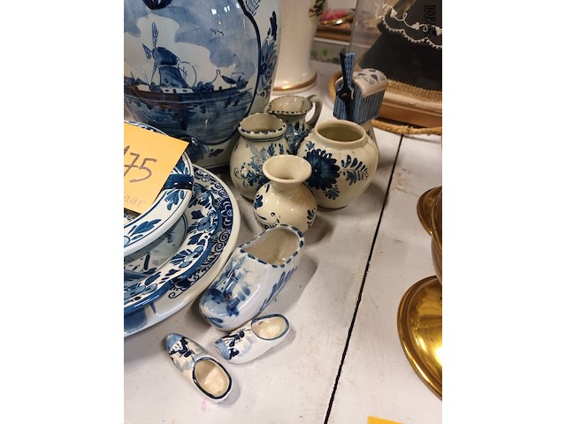 Lot 175 - decoratie delft blauw. 11 stuks - afbeelding 2 van  8