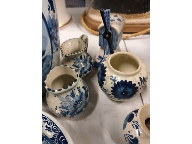 Lot 175 - decoratie delft blauw. 11 stuks - afbeelding 4 van  8