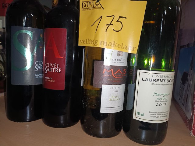 Lot 175 - flessen wijn. 16 stuks - afbeelding 2 van  5