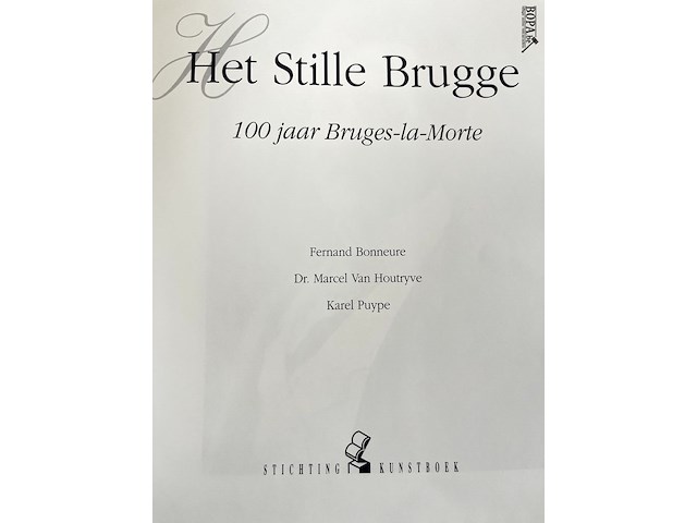 Lot 175 - het stille brugge 100 jaar bruges-la-morte - afbeelding 2 van  5
