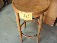 Lot 176 - houten barkruk - afbeelding 3 van  3