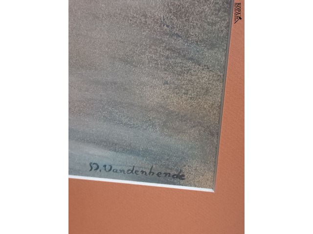 Lot 176 - kader sneeuwlandschap - afbeelding 3 van  4