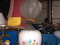 Lot 177 - antieke lampedaire. 5 stuks - afbeelding 2 van  5