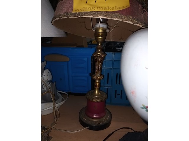 Lot 177 - antieke lampedaire. 5 stuks - afbeelding 4 van  5