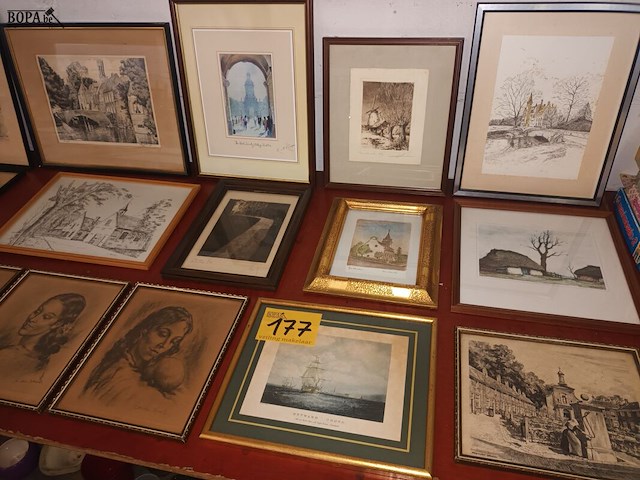 Lot 177 - kaders. 16 stuks - afbeelding 1 van  8
