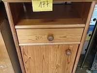 Lot 177 - kast 1 deur en 1 lade - afbeelding 1 van  2