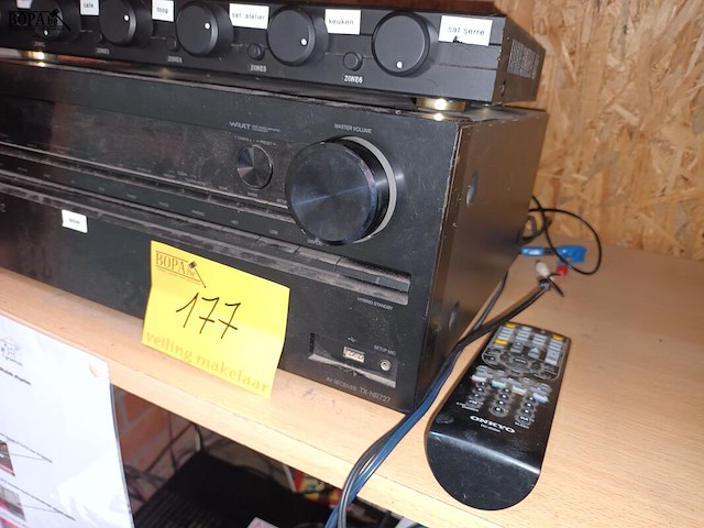 Lot 177 - volume regelaar en av receiver - afbeelding 3 van  4