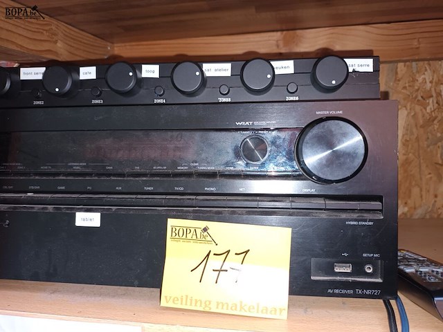 Lot 177 - volume regelaar en av receiver - afbeelding 4 van  4