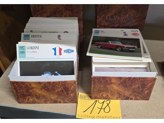 Lot 178 - autofiches 2 dozen - afbeelding 1 van  5