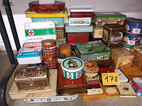 Lot 178 - blikken dozen en sigaren kistjes. 85 stuks - afbeelding 3 van  3