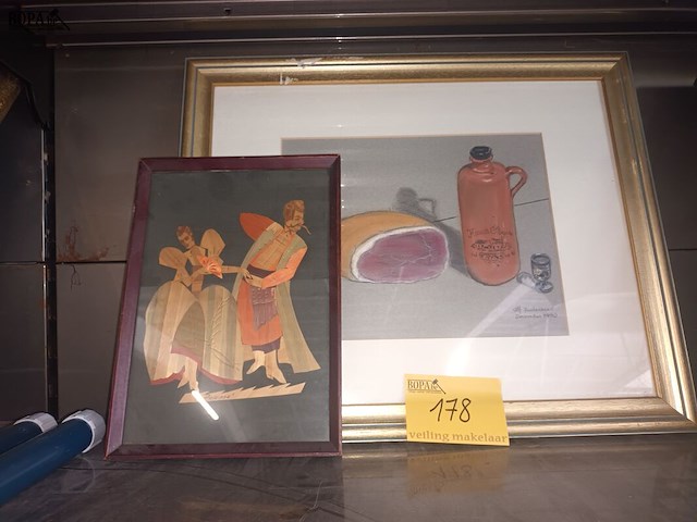 Lot 178 - kaders. 2 stuks - afbeelding 1 van  3